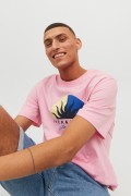 JACK & JONES 12234214 PALMIYE AGAC BASKILI KISA KOL  %100 COTON TSHIRT
