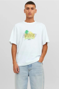 JACK&JONES 12234242 VACAY YAZILI PAMUKLU KISA KOL TSHIRT