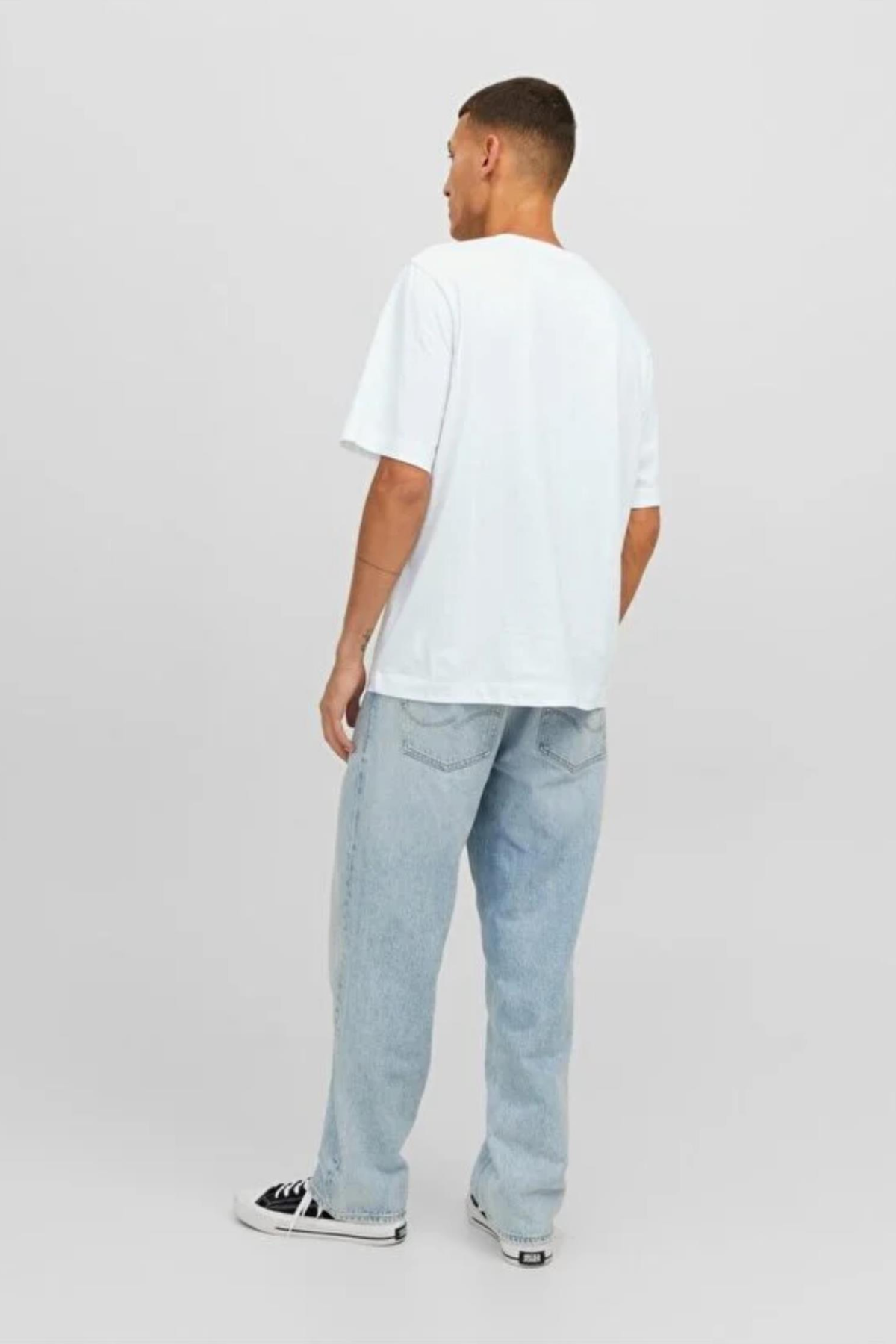 JACK&JONES 12234242 VACAY YAZILI PAMUKLU KISA KOL TSHIRT