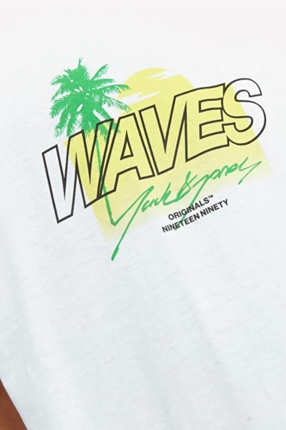 JACK&JONES 12234242 VACAY YAZILI PAMUKLU KISA KOL TSHIRT