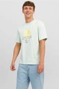 JACK&JONES 12234242 VACAY YAZILI PAMUKLU KISA KOL TSHIRT