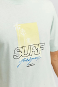 JACK&JONES 12234242 VACAY YAZILI PAMUKLU KISA KOL TSHIRT