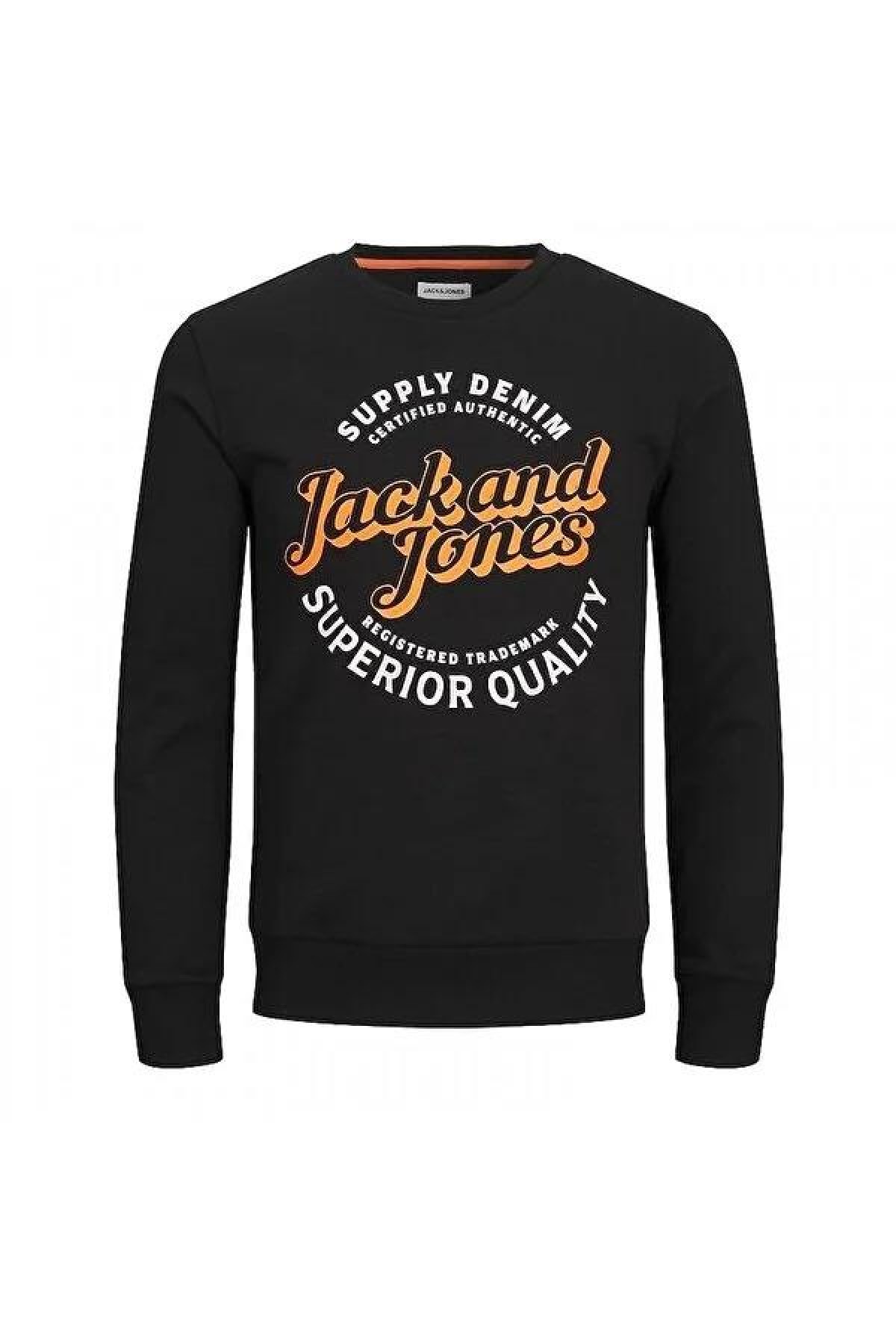 JACK&JONES 12236177  0 YAKA 2 IPLIK SARDONLU SWEAT