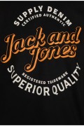JACK&JONES 12236178 KAPUSONLU ON YAZILI SWEAT