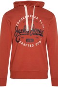 JACK&JONES 12236178 KAPUSONLU ON YAZILI SWEAT