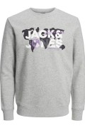 JACK&JONES 12240211 JACK&JONES YAZILI BASKILI SWEAT