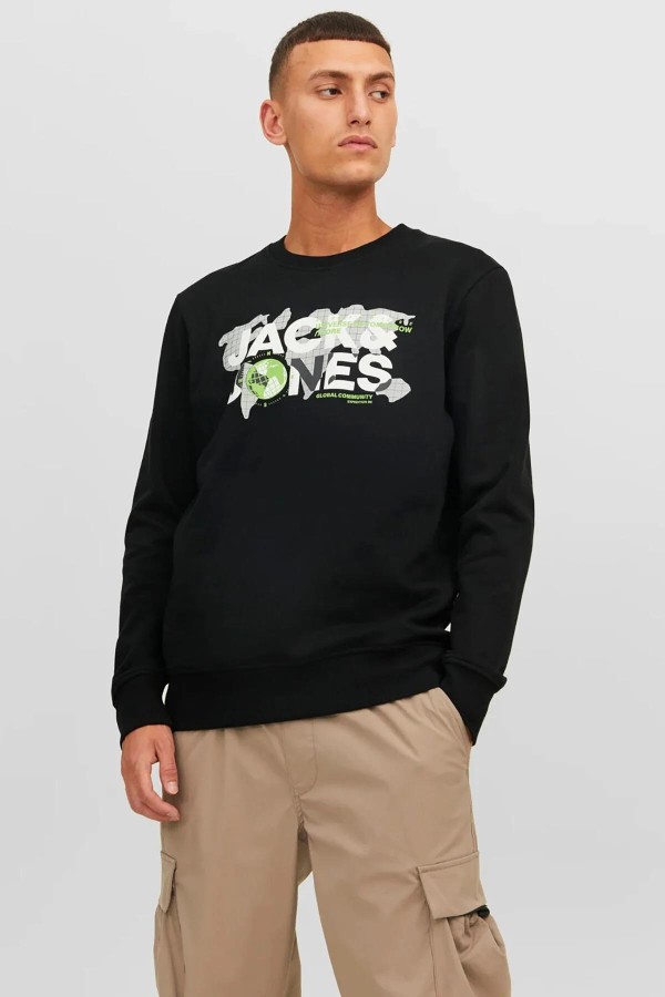 JACK&JONES 12240211 JACK&JONES YAZILI BASKILI SWEAT JACK&JONES 12240211 JACK&JONES YAZILI BASKILI SWEAT