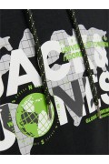 JACK&JONES 12240214 ON YAZILI KAPUSONLU  SWEAT
