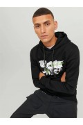 JACK&JONES 12240214 ON YAZILI KAPUSONLU  SWEAT