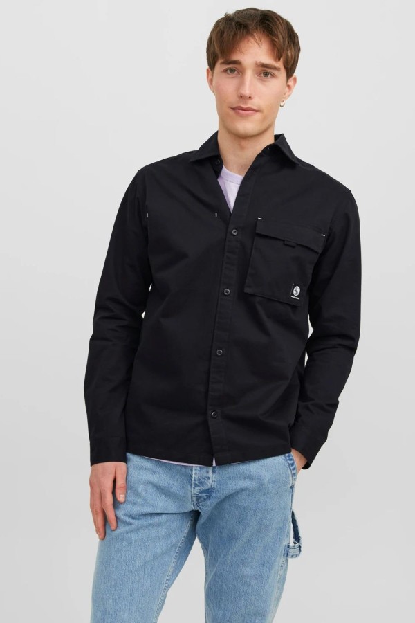 JACK & JONES 12240397 TEK KAPAKLI CEP UZUN KOL GOMLEK