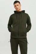 JACK&JONES 12240595 ON FERMUARLI 2 CEP PARCA DETAYLI KAPUSONLU SWEAT