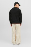 JACK&JONES 12241523 YUVARLAK YAKA GOGUS CEP DETAYLI POLAR SWEAT