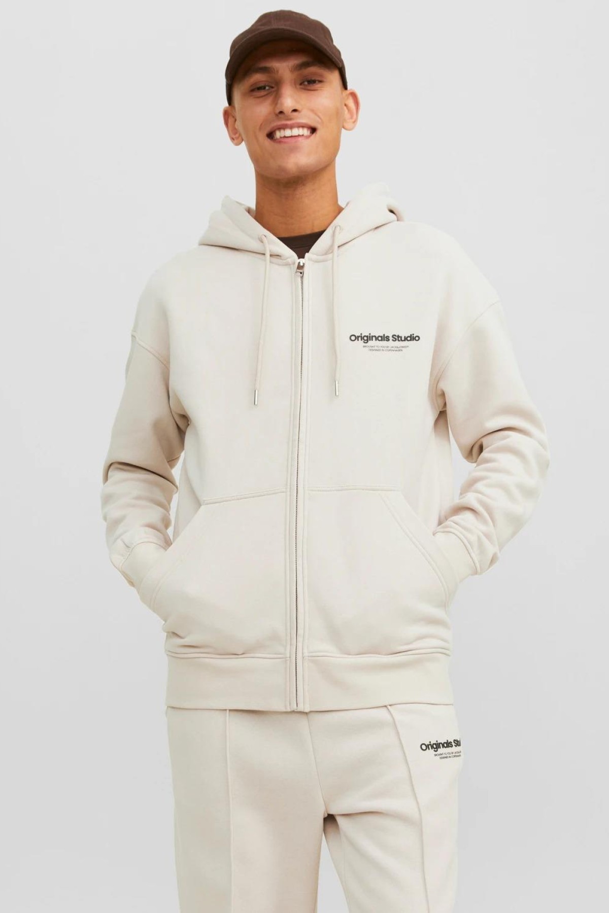 JACK&JONES 12241691 FERMUARLI KOPSONLU SWEAT