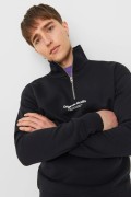 JACK&JONES 12241777 ORIGINALS STUDIO ONDEN YAZILI FERMUARLI SWEATSHIRT