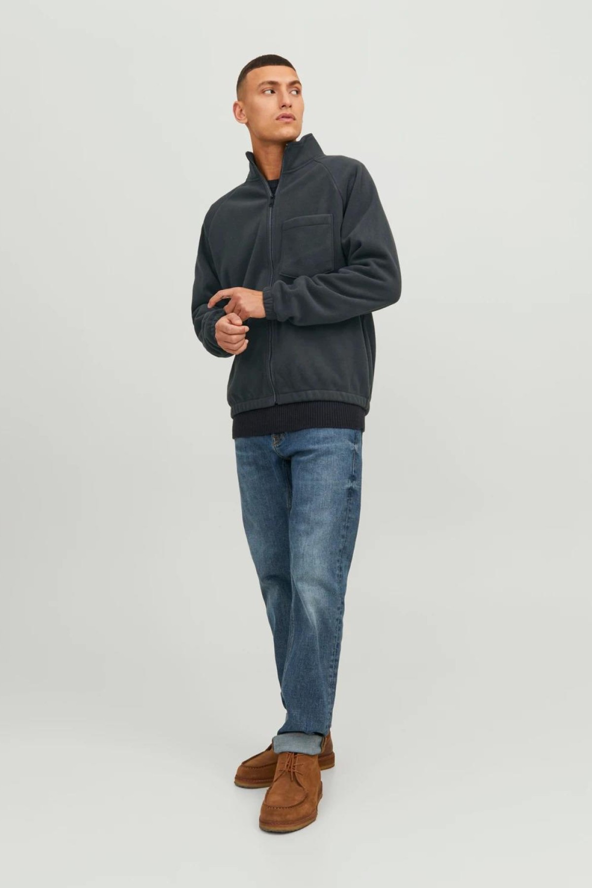 JACK&JONES 12241924 ON FERMUARLI ALT LASTIKLI POLAR SWEAT JACK&JONES 12241924 ON FERMUARLI ALT LASTIKLI POLAR SWEAT