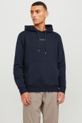 JACK&JONES 12242225 GOGUS YAZILI KAPUSONLU 2 IPLIK SARDONLU SWEAT