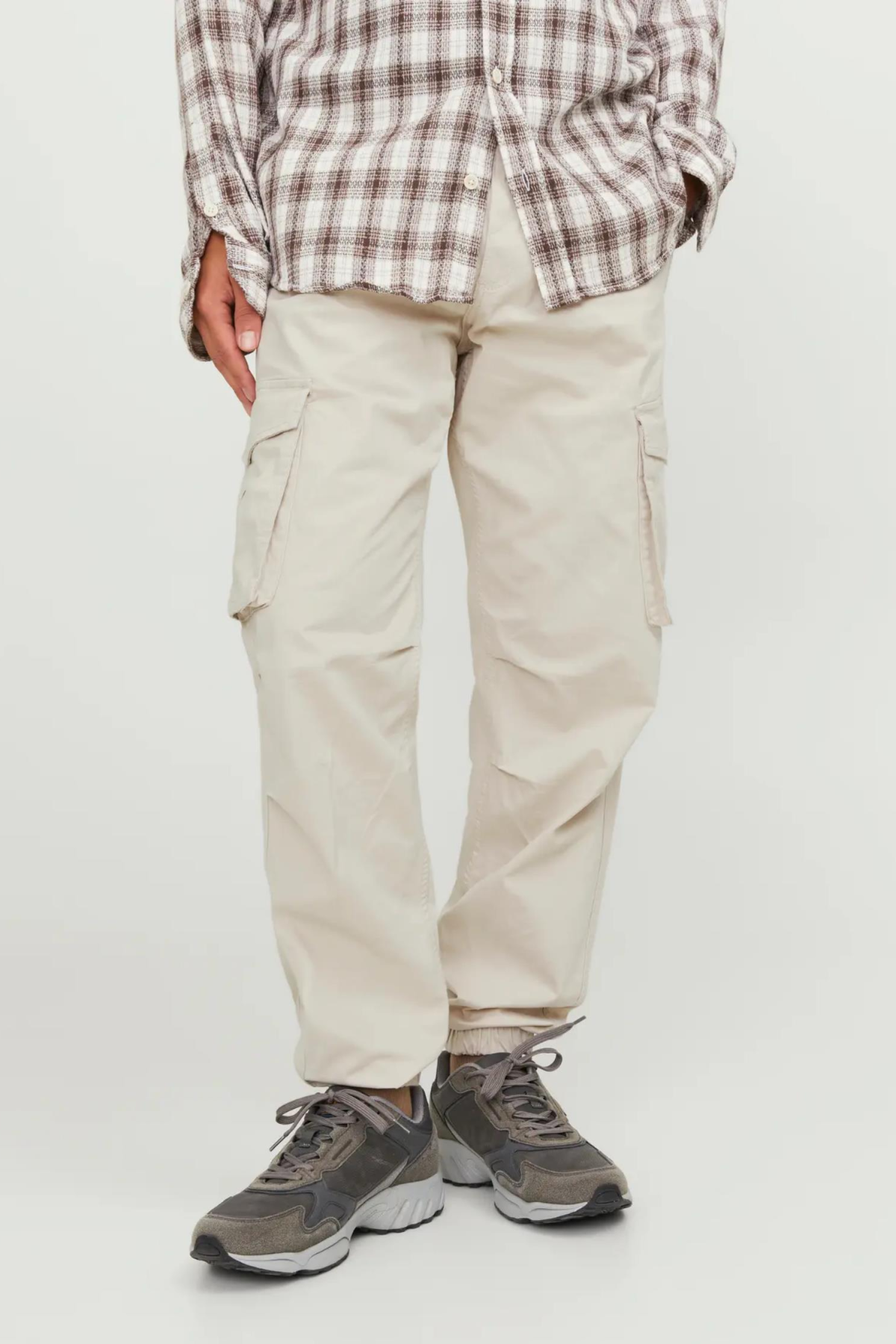 JACK&JONES 12242264 JJNOAH CUFFED KARGO CEP DAR PACA LACTIKLI PANTOLON