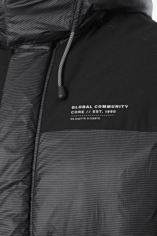 JACK&JONES 12243424 GOGUS YAZILI 2 CEP KAPUSONLU KALIN MONT