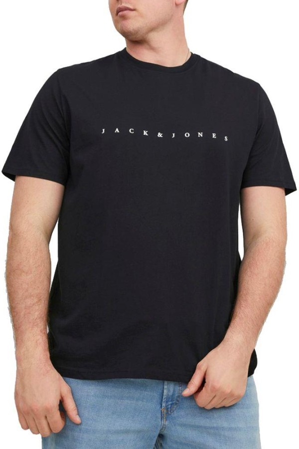JACK&JONES 12243625 JJESTAR  PAMUKLU ON JACK&JONES BUYUK BEDEN 0 YAKA KISA KOL TSHIRT