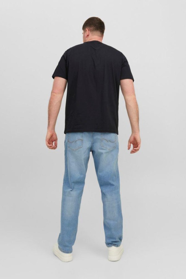 JACK&JONES 12243625 JJESTAR  PAMUKLU ON JACK&JONES BUYUK BEDEN 0 YAKA KISA KOL TSHIRT