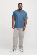 JACK&JONES 12243625 JJESTAR  PAMUKLU ON JACK&JONES BUYUK BEDEN 0 YAKA KISA KOL TSHIRT