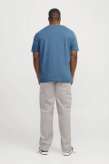 JACK&JONES 12243625 JJESTAR  PAMUKLU ON JACK&JONES BUYUK BEDEN 0 YAKA KISA KOL TSHIRT