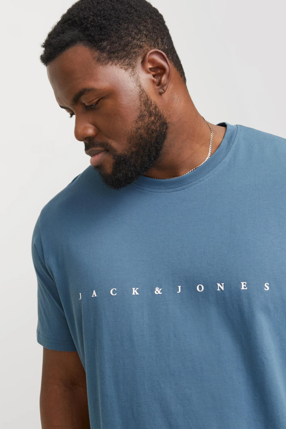 JACK&JONES 12243625 JJESTAR  PAMUKLU ON JACK&JONES BUYUK BEDEN 0 YAKA KISA KOL TSHIRT