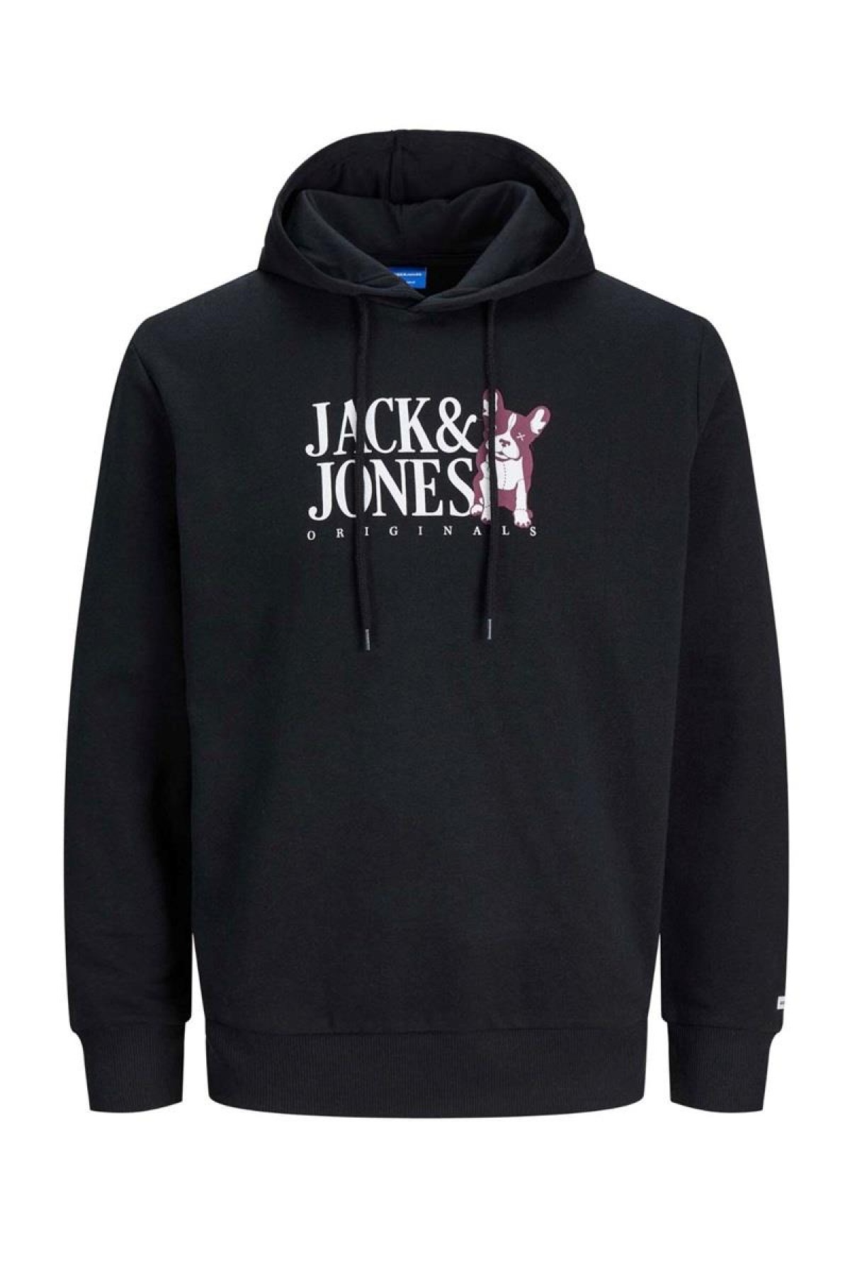 JACK&JONES 12244219 ORGINALS YAZILI KOPEK BASKILI KAPUSONLU SWEAT JACK&JONES 12244219 ORGINALS YAZILI KOPEK BASKILI KAPUSONLU SWEAT