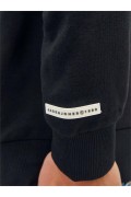 JACK&JONES 12244219 ORGINALS YAZILI KOPEK BASKILI KAPUSONLU SWEAT