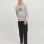 JACK&JONES 12244219 ORGINALS YAZILI KOPEK BASKILI KAPUSONLU SWEAT