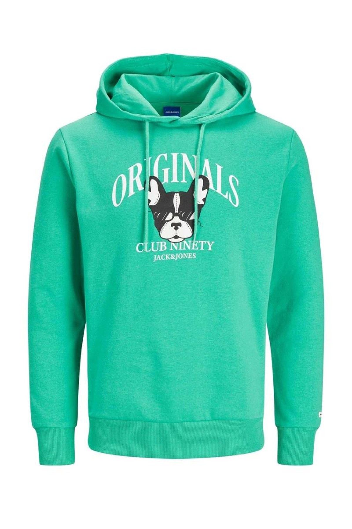 JACK&JONES 12244219 ORGINALS YAZILI KOPEK BASKILI KAPUSONLU SWEAT JACK&JONES 12244219 ORGINALS YAZILI KOPEK BASKILI KAPUSONLU SWEAT
