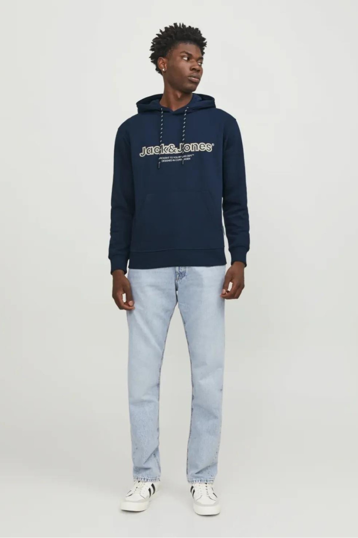 JACK&JONES 12246802 ORIGINALS YAZILI KAPUSONLU SARDONLU SWEATSHIRT JACK&JONES 12246802 ORIGINALS YAZILI KAPUSONLU SARDONLU SWEATSHIRT