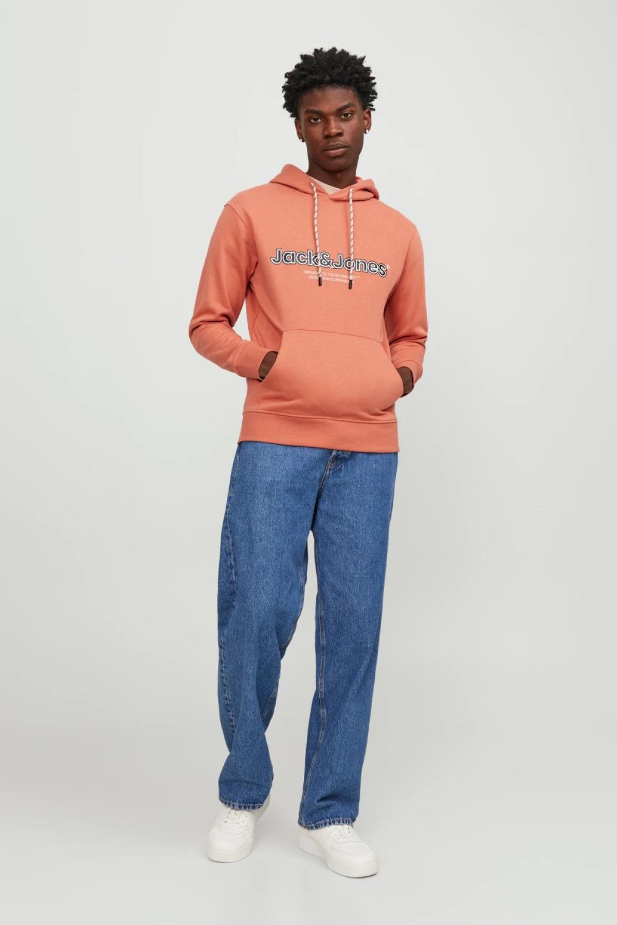 JACK&JONES 12246802 ORIGINALS YAZILI KAPUSONLU SARDONLU SWEATSHIRT JACK&JONES 12246802 ORIGINALS YAZILI KAPUSONLU SARDONLU SWEATSHIRT