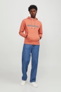 JACK&JONES 12246802 ORIGINALS YAZILI KAPUSONLU SARDONLU SWEATSHIRT