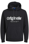 JACK&JONES 12246802 ORIGINALS YAZILI KAPUSONLU SARDONLU SWEATSHIRT