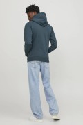 JACK&JONES 12246802 ORIGINALS YAZILI KAPUSONLU SARDONLU SWEATSHIRT