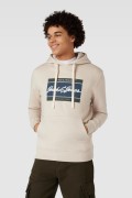 JACK&JONES 12247302 ON YAZILI 2 IPLIK SARDONLU KAPUSONLU  SWEAT