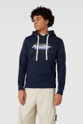 JACK&JONES 12247302 ON YAZILI 2 IPLIK SARDONLU KAPUSONLU  SWEAT