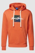 JACK&JONES 12247302 ON YAZILI 2 IPLIK SARDONLU KAPUSONLU  SWEAT