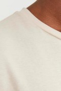 JACK&JONES 12247779 ON CIZGI UZERI YAZILI   0 YAKA KISA KOL TSH