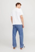JACK&JONES 12247779 ON CIZGI UZERI YAZILI   0 YAKA KISA KOL TSH