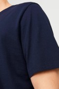JACK&JONES 12247779 ON CIZGI UZERI YAZILI   0 YAKA KISA KOL TSH