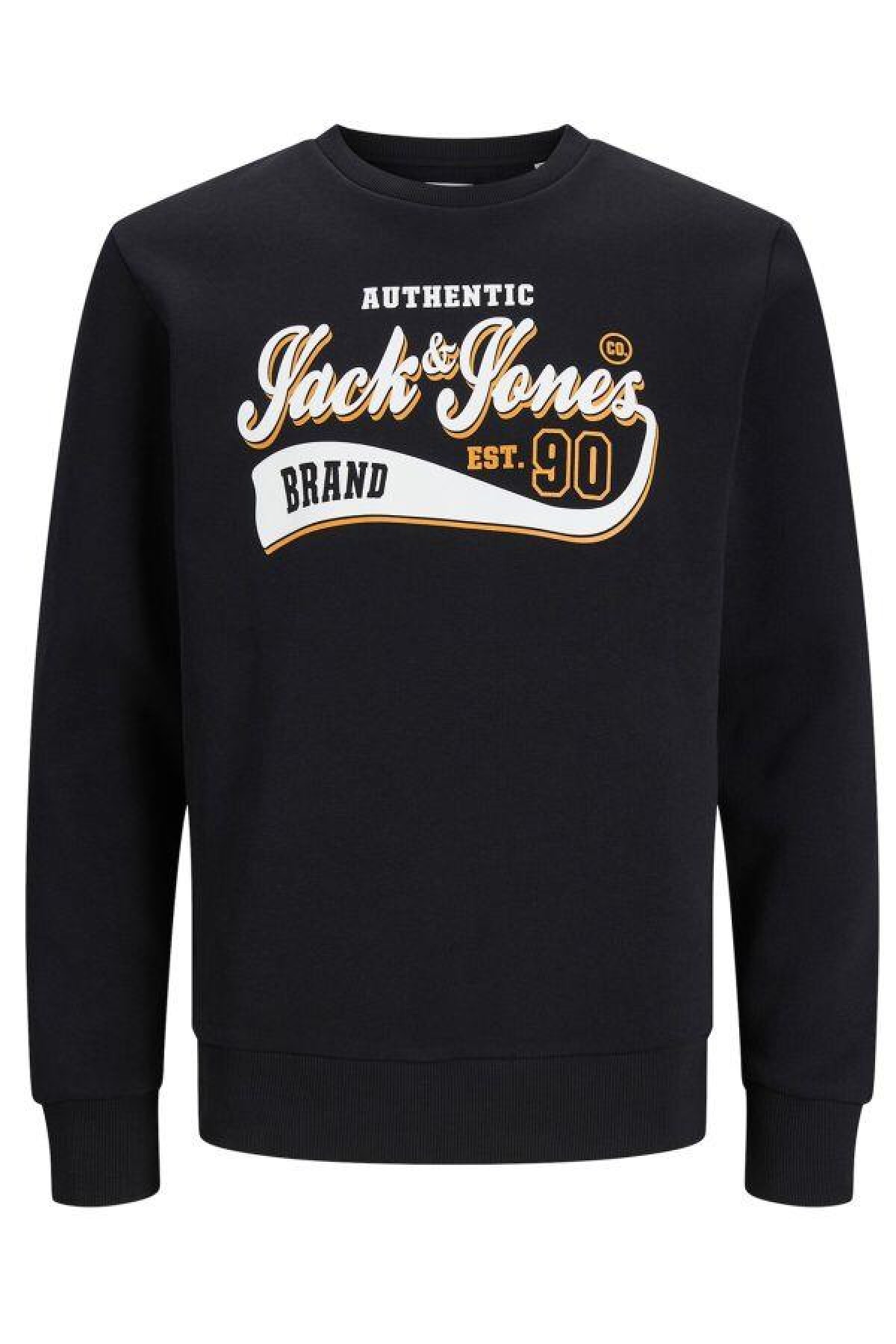 JACK&JONES 12248394 JJ LOGO YAZI BASKILI 0 YAKA 2 IPLIK SARDONLU SWEAT