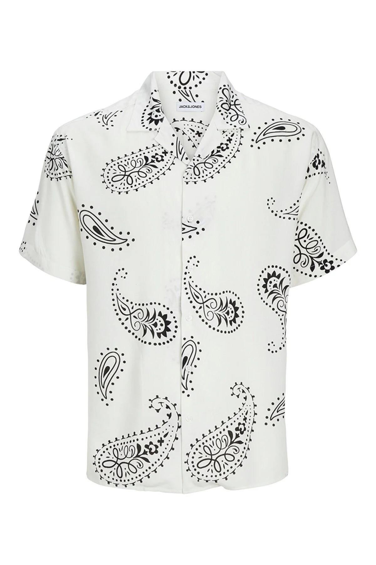 JACK&JONES 12248448 %100 VISKON KISA KOL GOMLEK JACK&JONES 12248448 %100 VISKON KISA KOL GOMLEK