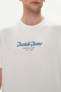 JACK&JONES 12248600 ONU YAZILI   0 YAKA KISA KOL TSHIRT