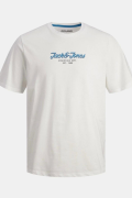 JACK&JONES 12248600 ONU YAZILI   0 YAKA KISA KOL TSHIRT