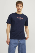 JACK&JONES 12248600 ONU YAZILI   0 YAKA KISA KOL TSHIRT
