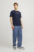 JACK&JONES 12248600 ONU YAZILI   0 YAKA KISA KOL TSHIRT