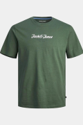 JACK&JONES 12248600 ONU YAZILI   0 YAKA KISA KOL TSHIRT
