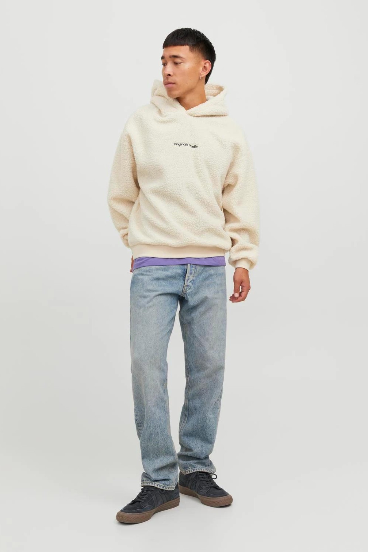 JACK&JONES 12249364 TEDDY PELUS KAPUSONLU SWEAT JACK&JONES 12249364 TEDDY PELUS KAPUSONLU SWEAT